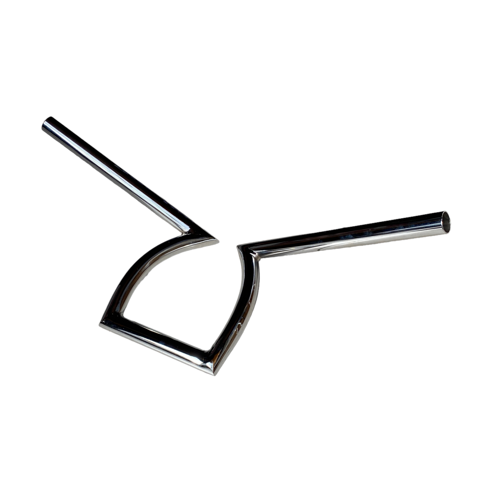 Manillar 1” barra Z Drag Ape Hanger cromado y negro mate