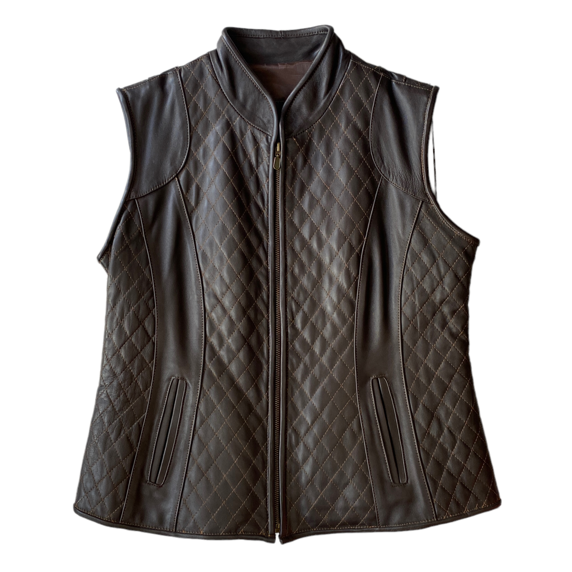 Chaleco de piel dama corset