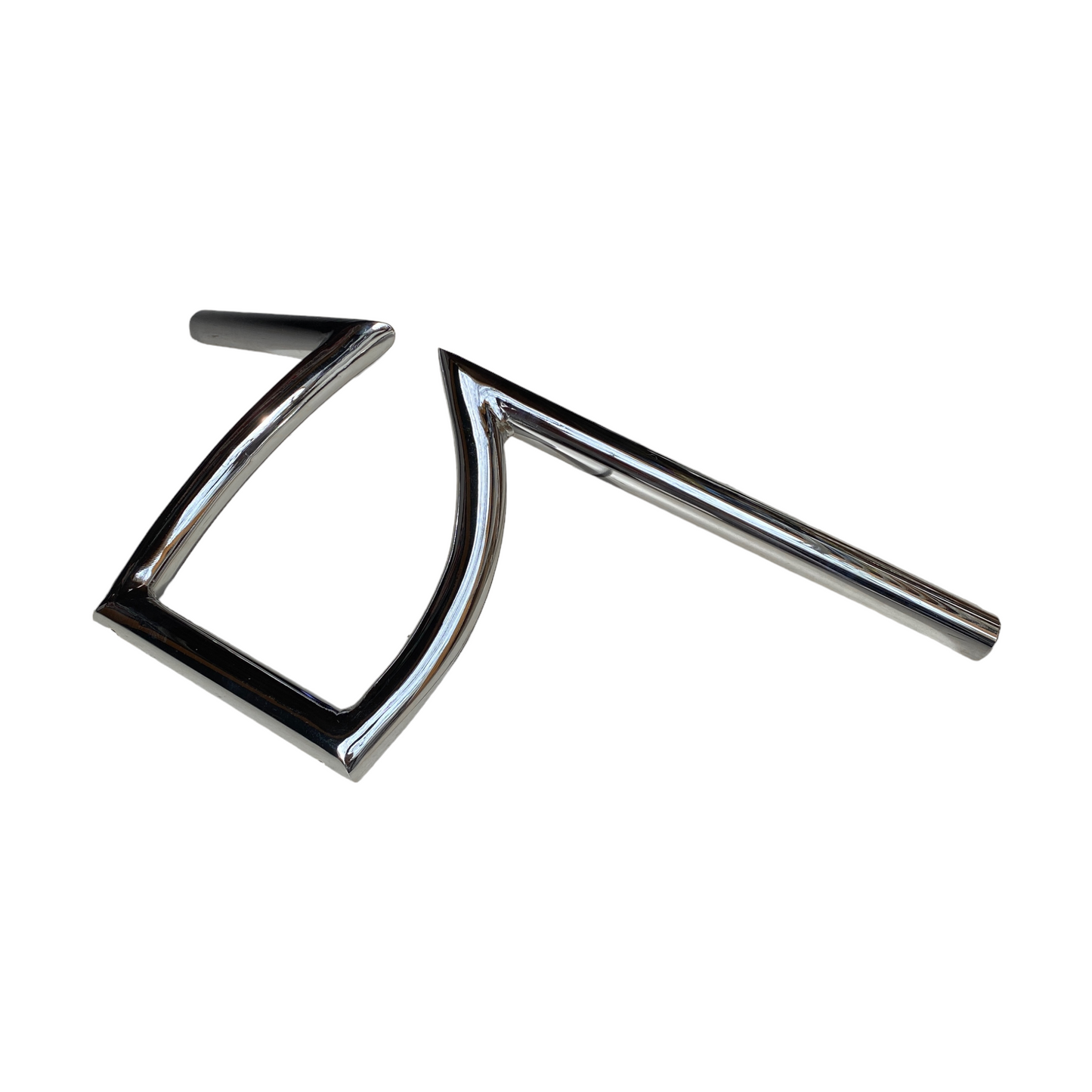 Manillar 1” barra Z Drag Ape Hanger cromado y negro mate