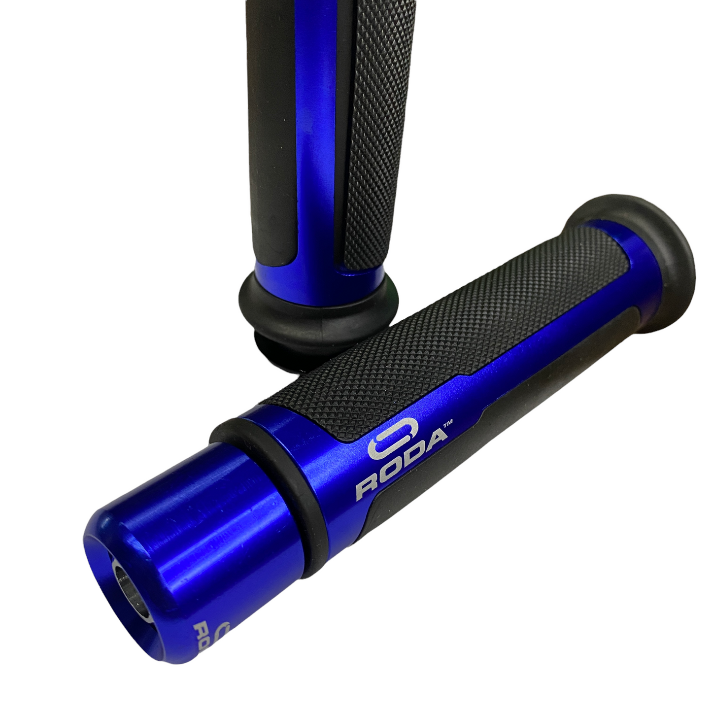 Puños 7/8 aluminio azul