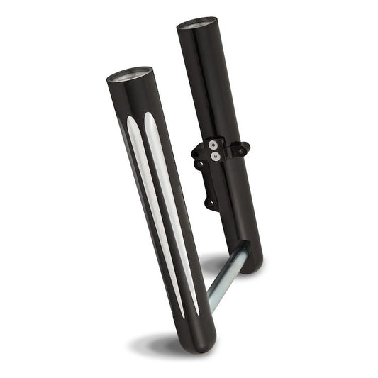 Vasos de suspensión delantera Arlen Ness Deep Cut negro