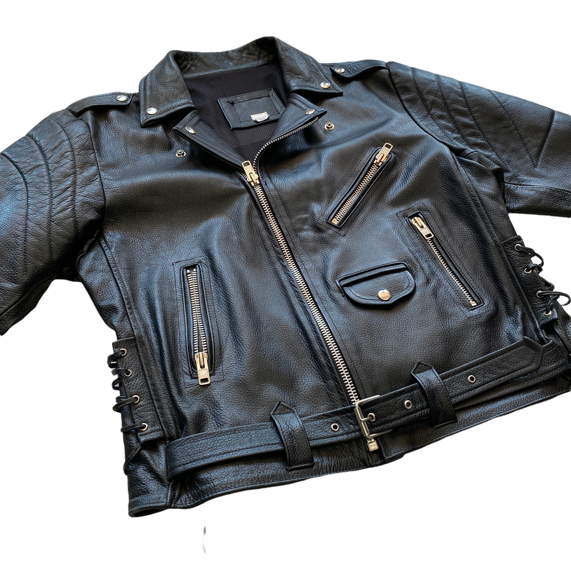 Chamarra Rocker de piel - Main Image