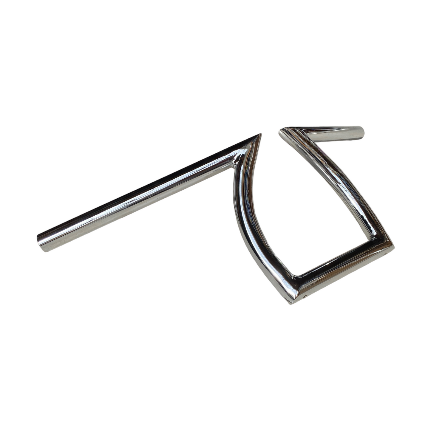 Manillar 1” barra Z Drag Ape Hanger cromado y negro mate