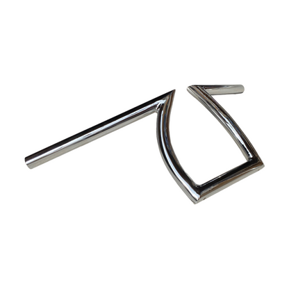 Manillar 1” barra Z Drag Ape Hanger cromado y negro mate