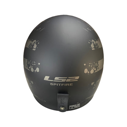 Casco 3/4 LS2 Spitfire Black Flag