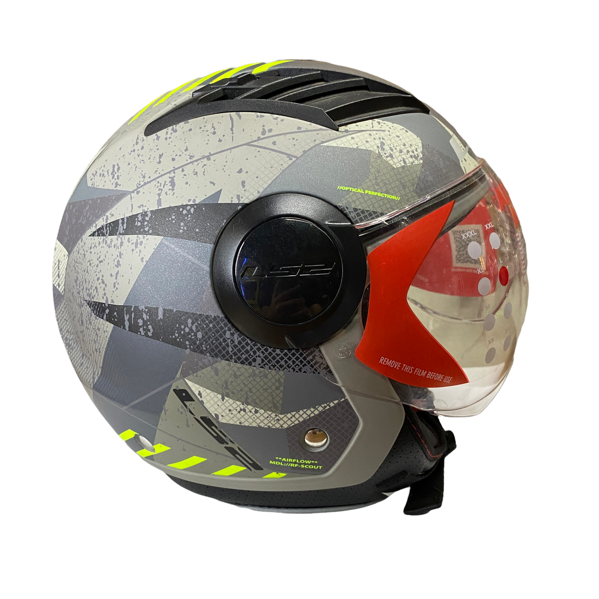 Casco 3 4 LS2 Airflow RF Scout