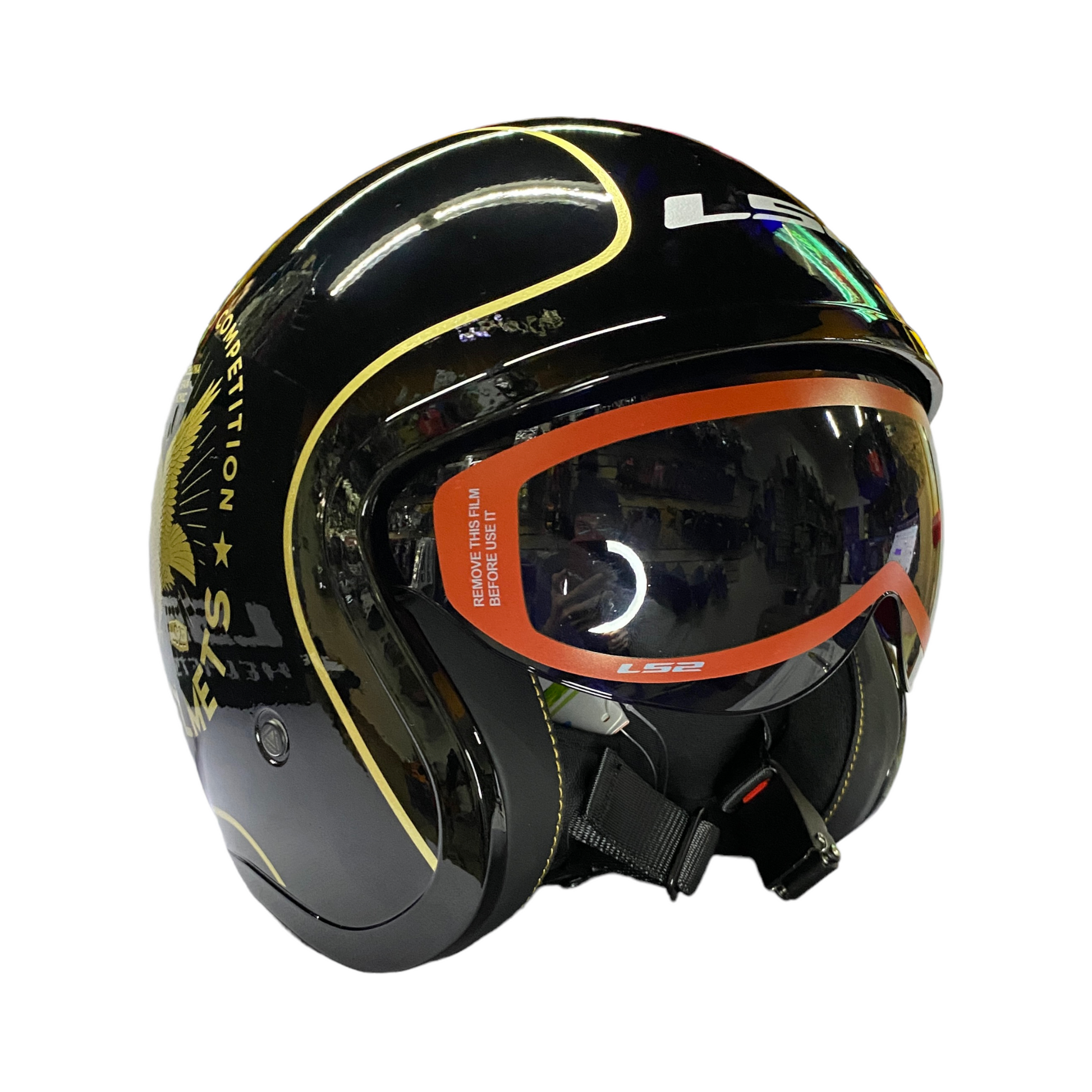 Casco 3 4 LS2 Spitfire Flier