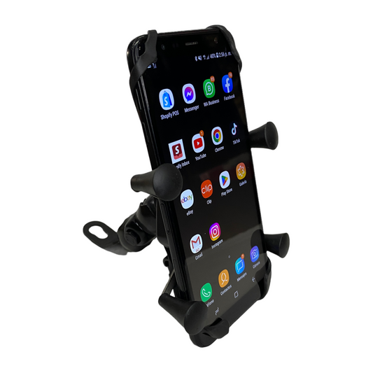 Porta celular con cargador X-Grip base espejo