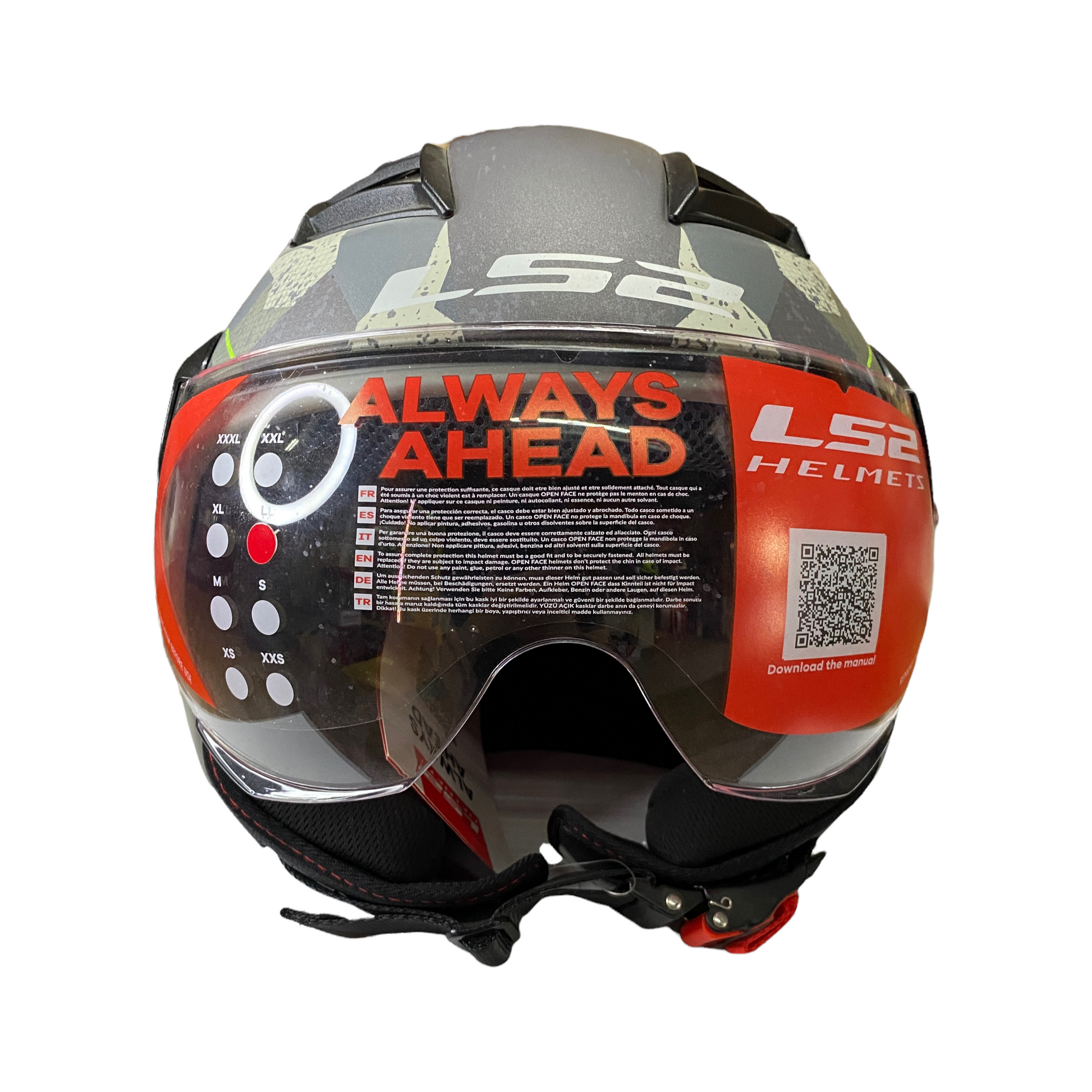 Casco 3 4 LS2 Airflow RF Scout