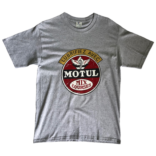 Playera gris de manga corta Motul