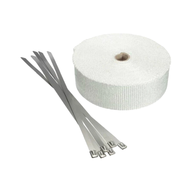 Rollo de cinta térmica para escapes delgada 2.5cm